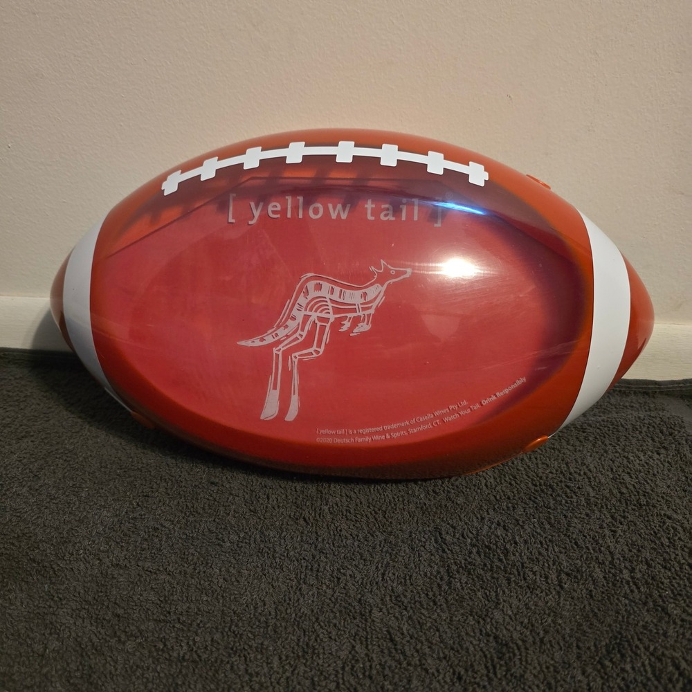 Yellow Tail Sign Football Wine Advertising Bar LED Light Kangaroo 2020